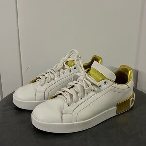Dolce & Gabbana Portofino White Metallic Yellow